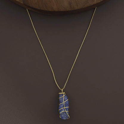 Binded Dyed Stone Neckpiece